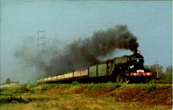 Flying Scotsman Trains, Railroad Postcard Postcard