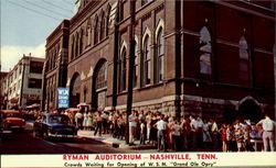 Ryman Auditorium Nashville, TN Postcard Postcard