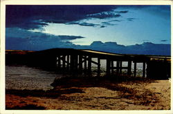 Dyke Bridge, Chappaquiddick Island Martha's Vineyard, MA Postcard Postcard