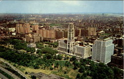 Aerial View Of The Interchurch Center Postcard