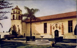 San Buenaventura Mission California Postcard Postcard