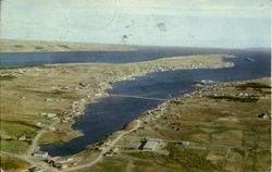 Aerial View Of Bay Roberts And Coley's Point Newfoundland And Labrador Canada Postcard Postcard