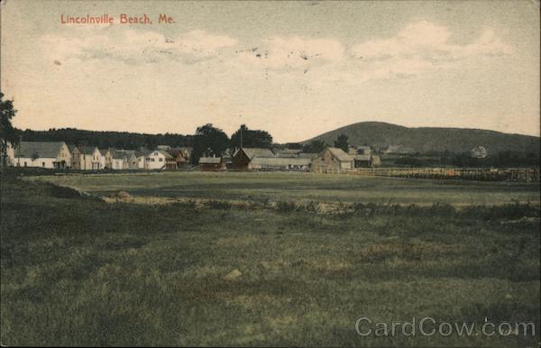 Scenic View Lincolnville Beach, ME Postcard