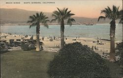 Beach Scene Postcard