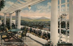 Looking East From Roof Garden, Hotel Utah Postcard