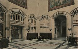 Interior of Library at Vassar College Poughkeepsie, NY Postcard Postcard Postcard