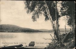 Big Diamond Pond looking east from Boat Landing Postcard