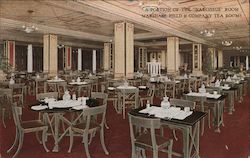 A Portion of the "Narcissus" Room, Marshall Field & Company Tea Rooms Chicago, IL Postcard Postcard Postcard