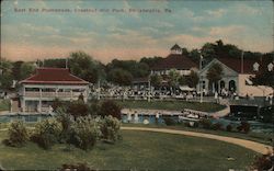 East End Promenade, Chestnut Hill Park Philadelphia, PA Postcard Postcard Postcard