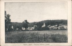 Village looking north Postcard