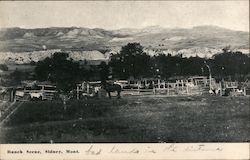 Ranch Scene Postcard