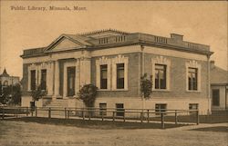 Public Library Postcard