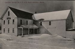 Lewiston Grange No. 2. P. of H. South Maine Postcard Postcard Postcard