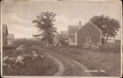 Houses, Rural Scene Elmore, ME Postcard Postcard Postcard