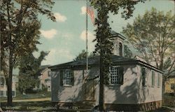 Erudition School House, 1794 Postcard