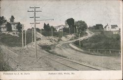 Buffum's Hill Wells, ME Postcard Postcard Postcard