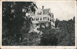 Hillcrest, the Residence of W.F. Cousens Postcard