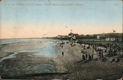 Beach view at Old Orchard Beach Maine Postcard Postcard Postcard