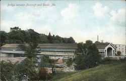 Bridge Between Foxcraft and Dover Postcard