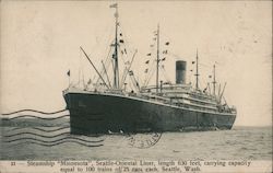 Steamship "Minnesota" Postcard