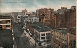 First Avenue, Looking North Seattle, WA Postcard Postcard Postcard