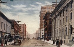 Union St. Looking East Postcard