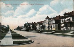 Residence Street on Capitol Hill Postcard