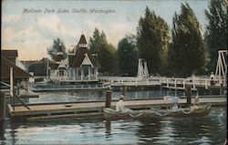 Madison Park Lake Seattle, WA Postcard Postcard Postcard