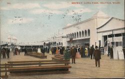 Midway - Luna Park Postcard