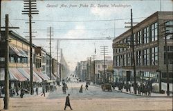 Second Ave. from Picke St. Postcard