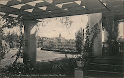 Roof Garden, Hotel Lincoln Seattle, WA Postcard Postcard Postcard