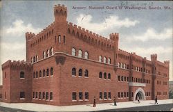 Armory, National Guard of Washington Postcard