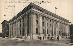 Post Office and Federal Building Seattle, WA Postcard Postcard Postcard