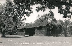 Shelter House Fox River Park, Near Wilmont Postcard