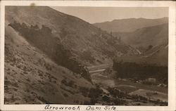 Arrowrock Dam Site Postcard