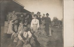 Fruit Pickers Postcard