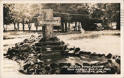 St. Helena Camp Ground, Rock Garden and Fish Pool Saint Helena, CA Postcard Postcard Postcard