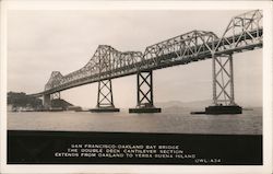 San Francisco - Oakland Bay Bridge California Postcard Postcard Postcard