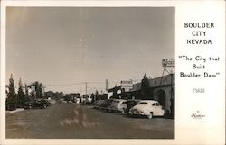 The city that built Boulder Dam Postcard