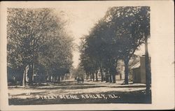 Street Scene Ashley, IL Postcard Postcard Postcard