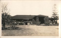 Honolulu Country Club, Old Touring Car Postcard