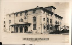 The Bank of Hawaii. Ltd. Honolulu, Hawaii Postcard Postcard Postcard