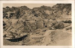 Boulder dam Construction Boulder City, NV Postcard Postcard Postcard