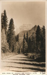 Trans Mt. Highway and Haystack Butte Postcard