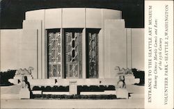 Entrance to the Seattle Art Museum Postcard