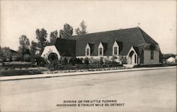 Shrine of the Little Flower - Woodward & Twelve Mile Road Detroit, MI Postcard Postcard Postcard