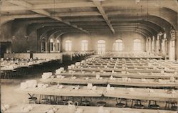 Mess Hall for 2800 Men Postcard