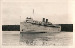 SS South American, Isle Royale National Park, Lake Superior Postcard