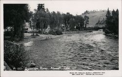 Rocky Mt. View, Gunnison River Postcard