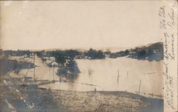 Patriot, Ind. during the Feb. Flood 1907 Postcard